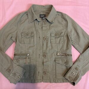 Jacob Olive Green utility Jacket